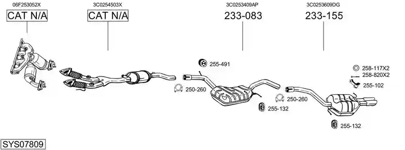 BOSAL SYS07809