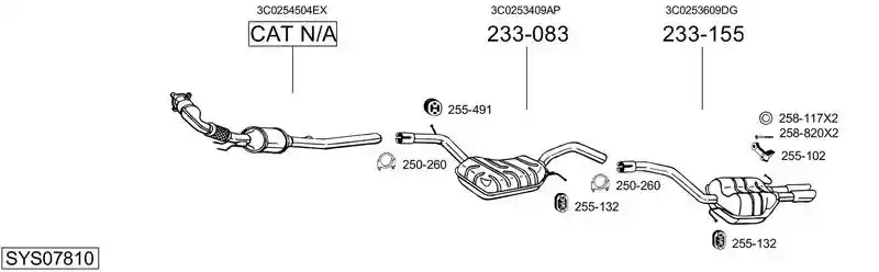 BOSAL SYS07810