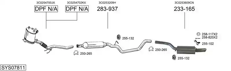 BOSAL SYS07811