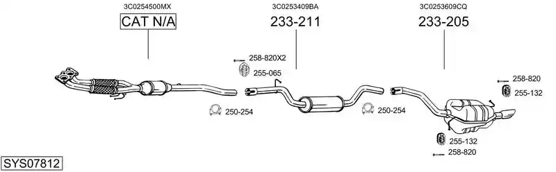 BOSAL SYS07812