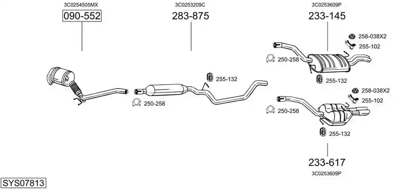 BOSAL SYS07813