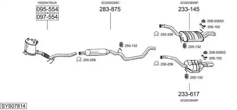 BOSAL SYS07814