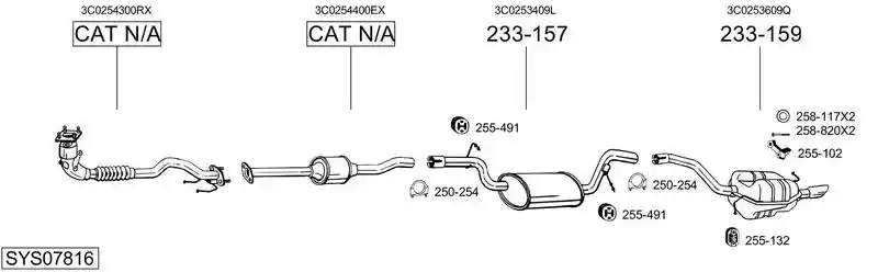 BOSAL SYS07816