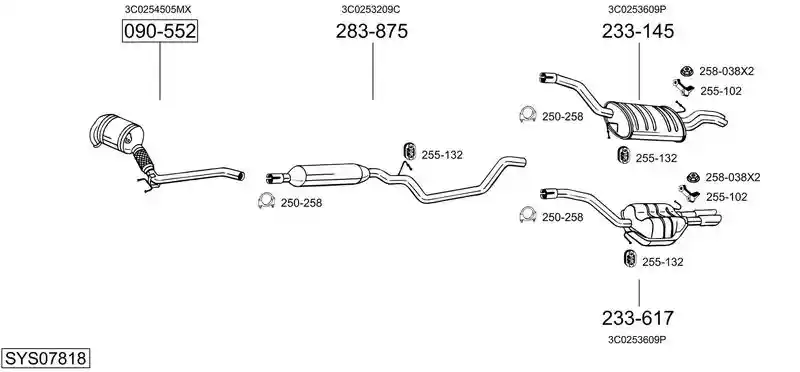 BOSAL SYS07818
