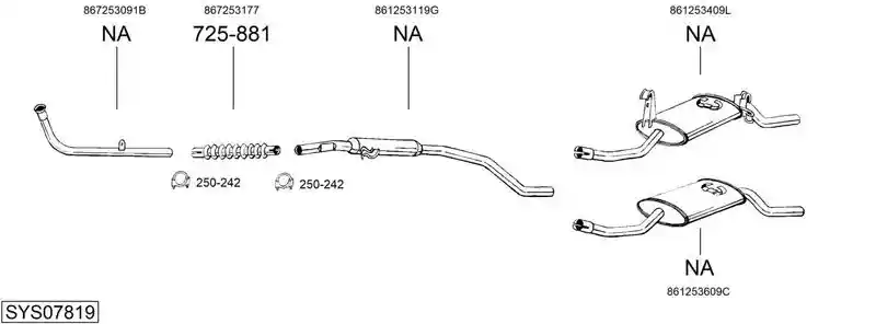 BOSAL SYS07819