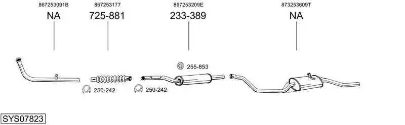 BOSAL SYS07823