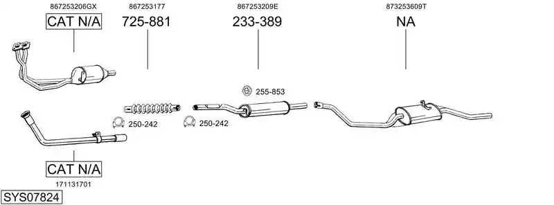 BOSAL SYS07824