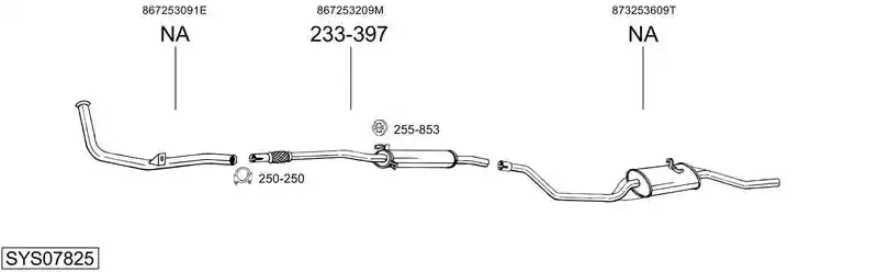 BOSAL SYS07825