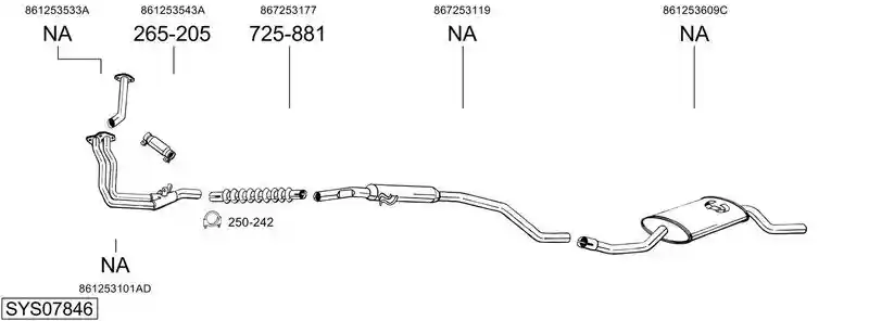 BOSAL SYS07846