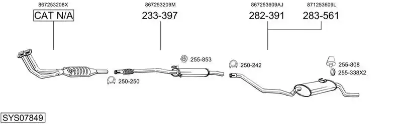 BOSAL SYS07849