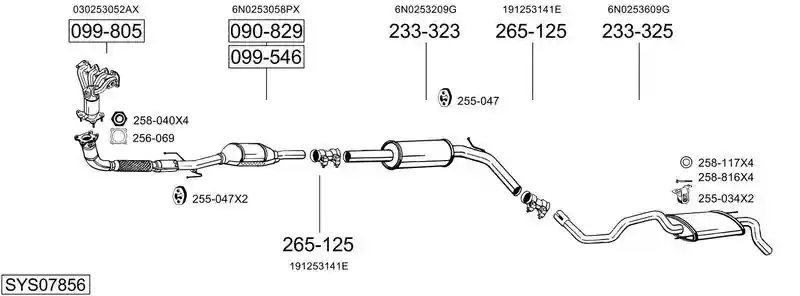 BOSAL SYS07856