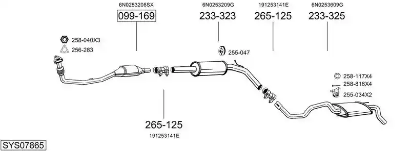 BOSAL SYS07865