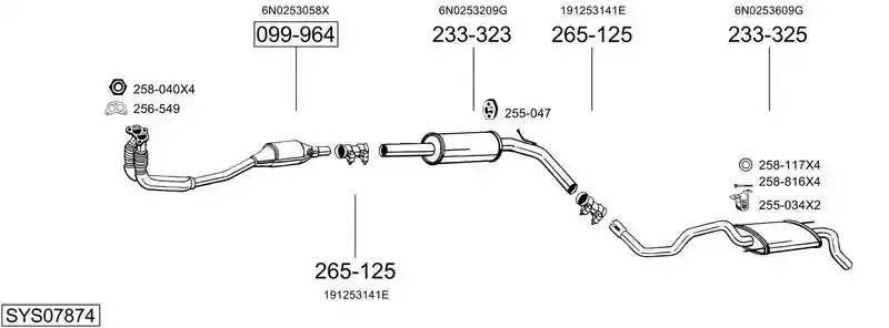 BOSAL SYS07874