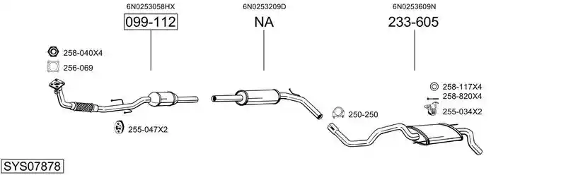 BOSAL SYS07878