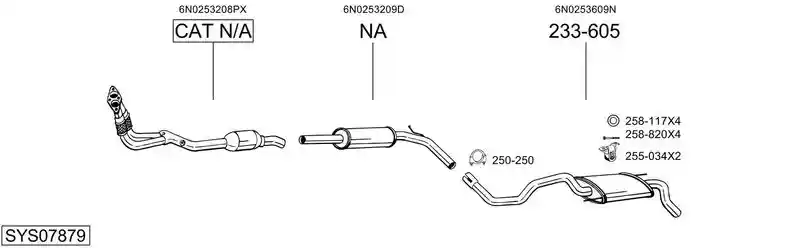 BOSAL SYS07879