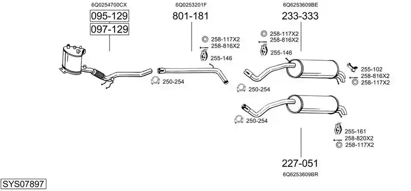 BOSAL SYS07897