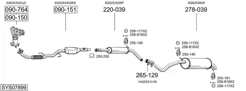 BOSAL SYS07899