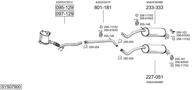 BOSAL SYS07900