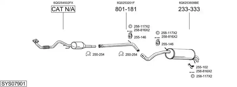 BOSAL SYS07901