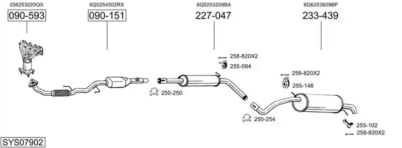 BOSAL SYS07902