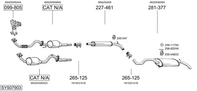 BOSAL SYS07903