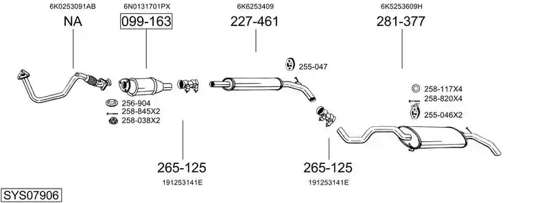 BOSAL SYS07906
