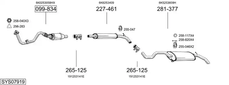 BOSAL SYS07919