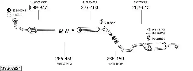 BOSAL SYS07921