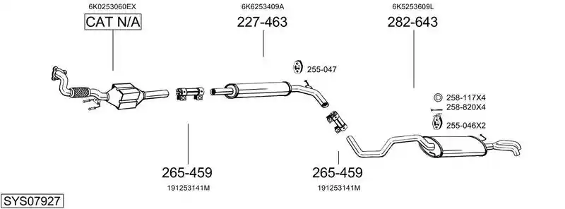 BOSAL SYS07927