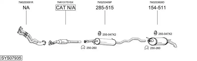 BOSAL SYS07935
