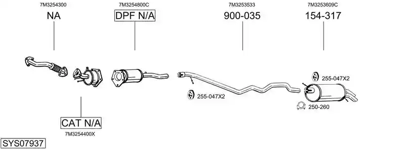 BOSAL SYS07937