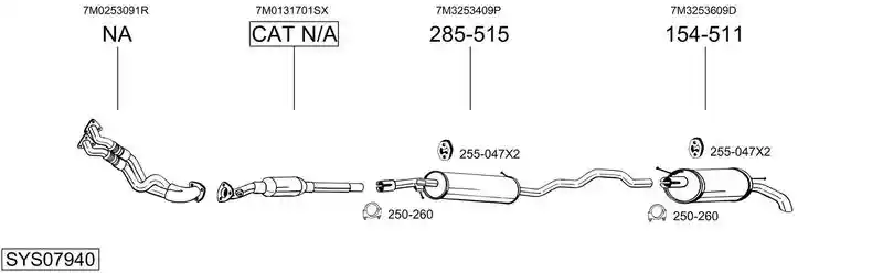 BOSAL SYS07940