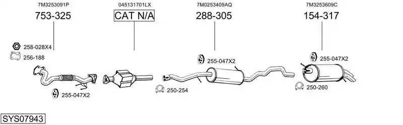 BOSAL SYS07943
