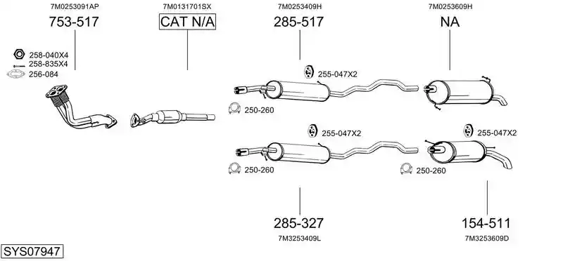 BOSAL SYS07947