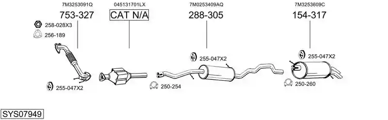 BOSAL SYS07949