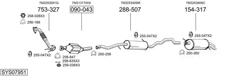 BOSAL SYS07951
