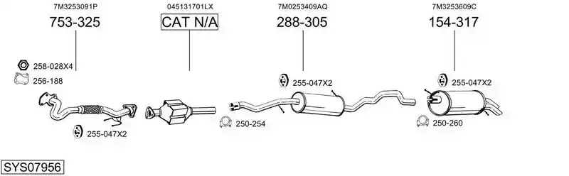 BOSAL SYS07956