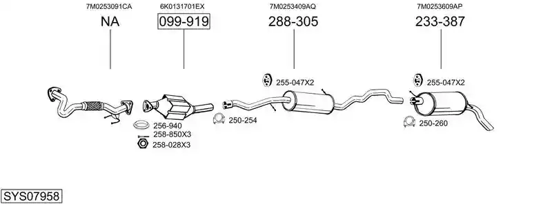 BOSAL SYS07958