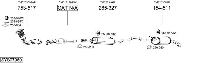 BOSAL SYS07960