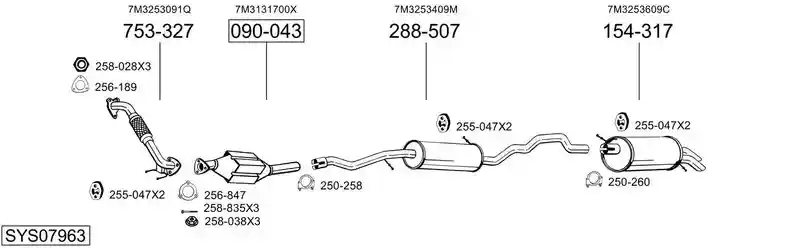 BOSAL SYS07963