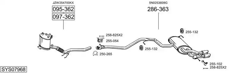 BOSAL SYS07968