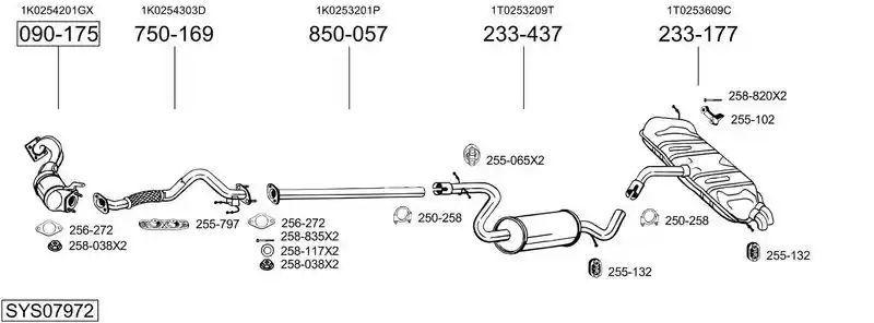 BOSAL SYS07972