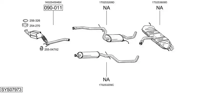 BOSAL SYS07973 BOSAL SYS07973
