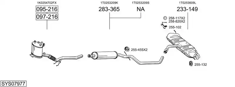 BOSAL SYS07977 BOSAL SYS07977