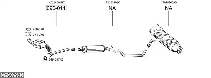 BOSAL SYS07983
