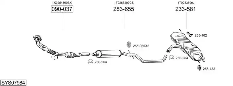 BOSAL SYS07984 BOSAL SYS07984