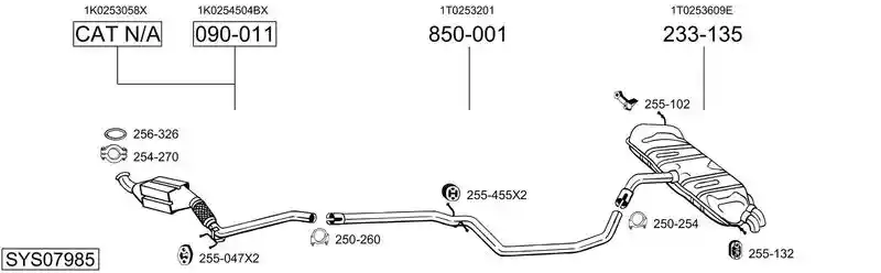 BOSAL SYS07985 BOSAL SYS07985