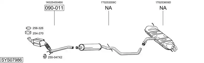 BOSAL SYS07986 BOSAL SYS07986