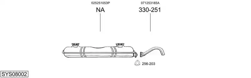 BOSAL SYS08002