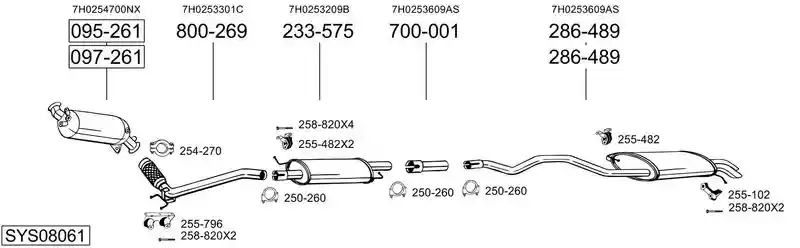 BOSAL SYS08061
